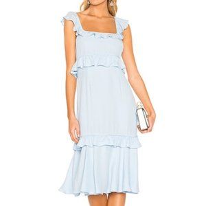 Saylor Maxine Dress in Ice Blue - Size XS